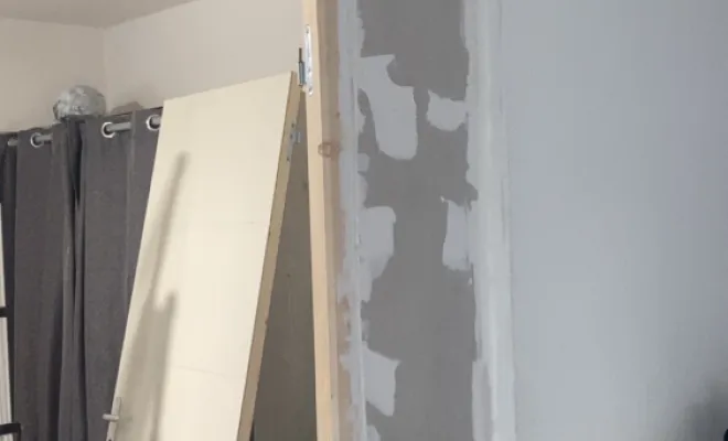 installations de bloc de port et du placo b13 pour séparé la chambre et le salon , Marseille, DH Solution 13